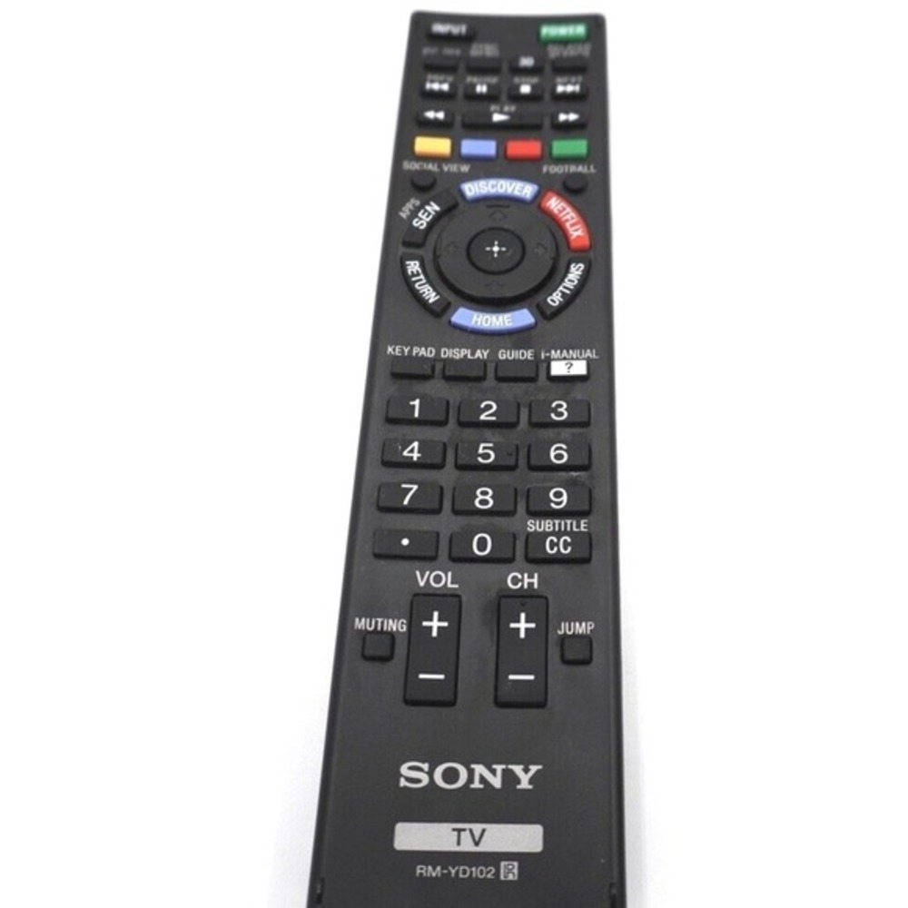 Sony RM-YD102 TV Remote Control Genuine OEM Bravia Netflix‎ SEN  Button 13-109 - Picture 6 of 7